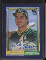 Jose Canseco [Purple] #72DB-JC Baseball Cards 2022 Topps Archives 1992 MLB Debut Autographs Prices