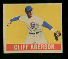 Cliff Aberson [Short Sleeve] Baseball Cards 1948 Leaf Prices