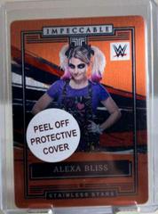Alexa Bliss [Orange] Wrestling Cards 2022 Panini Impeccable WWE Stainless Stars Prices