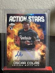 Oscar Colas #ASCA-OC Baseball Cards 2023 Topps Chrome Update Action Stars Autographs Prices