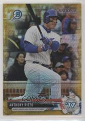 Anthony Rizzo [Gold Refractor] #BNR-AR Baseball Cards 2017 Bowman Chrome National Convention Prices