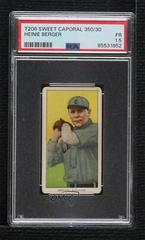 Heinie Berger Baseball Cards 1909 T206 Sweet Caporal 350 Factory 30 Prices