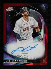 J. D. Martinez [Red Flare] Baseball Cards 2022 Topps Cosmic Chrome Star Gaze Autographs Prices