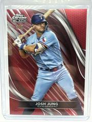 Josh Jung [Red Refractor] #38 Baseball Cards 2024 Topps Chrome Black Prices