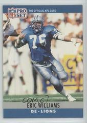 Eric Williams #105 Football Cards 1990 Pro Set FACT Cincinnati Prices