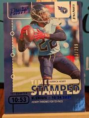 Derrick Henry [Blue] Football Cards 2022 Panini Prestige Time Stamped Prices