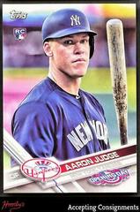Aaron Judge [With Bat] #147 Baseball Cards 2017 Topps Opening Day Prices