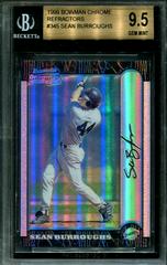 Sean Burroughs [Refractor] #345 Baseball Cards 1999 Bowman Chrome Prices