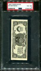 Ed Mathews Baseball Cards 1962 Topps Bucks Prices