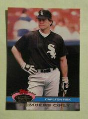 Carlton Fisk Baseball Cards 1991 Stadium Club Members Only Prices