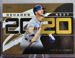 Pete Alonso [Gold] Baseball Cards 2020 Topps Decade's Next Prices