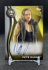 Pete Dunne [Gold] Wrestling Cards 2019 Topps WWE NXT Autographs Prices