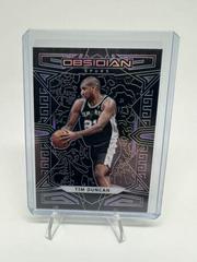 Tim Duncan [Purple] Basketball Cards 2022 Panini Obsidian Prices
