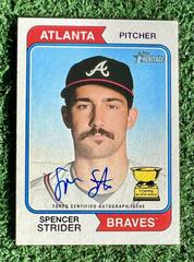 Spencer Strider #ROA-SS Baseball Cards 2023 Topps Heritage Real One Autographs High Number Prices