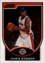 Chris Webber Basketball Cards 2007 Bowman Chrome Prices
