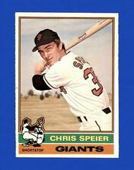 Chris Speier #630 Baseball Cards 1976 O Pee Chee Prices