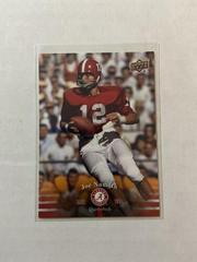 Joe Namath #7 Football Cards 2012 Upper Deck University of Alabama Prices