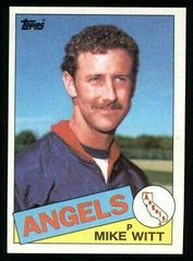 Mike Witt #309 Baseball Cards 1985 Topps Prices