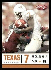 Michael Huff #5 Football Cards 2006 Sage Aspire Prices