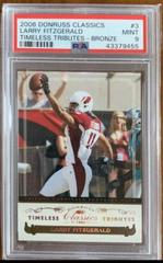 Larry Fitzgerald [Timeless Tributes Bronze] #3 Football Cards 2006 Panini Donruss Classics Prices