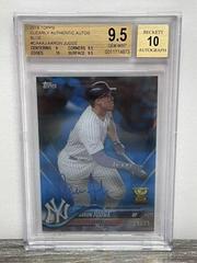 Aaron Judge [Autograph Blue] Baseball Cards 2018 Topps Clearly Authentic Prices