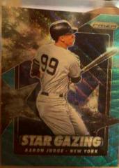 Aaron Judge [Teal Wave Prizm] #SG-9 Baseball Cards 2020 Panini Prizm Star Gazing Prices