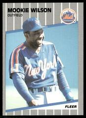 Mookie Wilson #52 Baseball Cards 1989 Fleer Glossy Prices