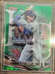 Bobby Witt Jr. [Green Mini Diamond] #13 Baseball Cards 2022 Bowman's Best Prices