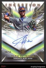 Alex De Jesus [Gold Foil Electricity] #BPA-AD Baseball Cards 2023 Bowman Inception Autograph Prices
