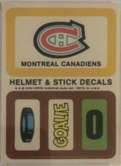 Montreal Canadiens Hockey Cards 1978 Topps Team Insert Prices