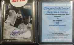 Didi Gregorius [Blue] #FA-DR Baseball Cards 2018 Topps Gold Label Framed Autograph Prices