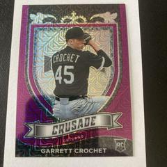 Garrett Crochet [Purple Mojo] #1 Baseball Cards 2021 Panini Chronicles Crusade Prices