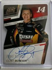 Clint Bowyer #PNS-CB Racing Cards 2018 Panini Prime Nascar Number Signatures Die Cut Prices