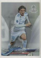 Luka Modric [Refractor] Soccer Cards 2017 Topps Chrome UEFA Champions League Prices
