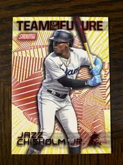 Jazz Chisholm Jr. [Red] #TOF-6 Baseball Cards 2022 Stadium Club Team of the Future Prices