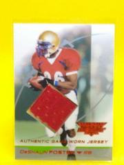 DeShaun Foster [Game Jersey Red] Football Cards 2002 Topps Debut Prices