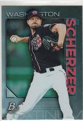 Max Scherzer #2 Baseball Cards 2020 Bowman Platinum Prices