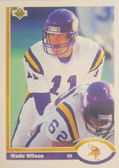 Wade Wilson Football Cards 1991 Upper Deck Prices