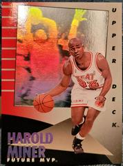 Harold Miner Basketball Cards 1992 Upper Deck MVP Holograms Prices