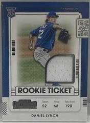 Daniel Lynch #RTJ-DL Baseball Cards 2021 Panini Contenders Rookie Ticket Jersey Prices