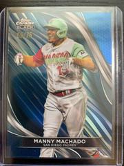 Manny Machado [Blue Wave Refractor] #14 Baseball Cards 2024 Topps Chrome Black Prices