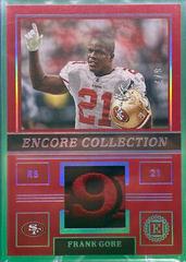 Frank Gore [Ruby] #EC-12 Football Cards 2022 Panini Encased Encore Collection Prices