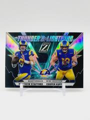 Matthew Stafford , Cooper Kupp [Silver] #TL-MC Football Cards 2022 Panini Zenith Thunder and Lightning Prices