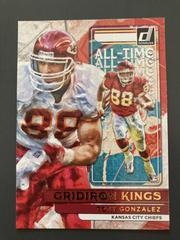 Tony Gonzalez #AT-2 Football Cards 2022 Panini Donruss All Time Gridiron Kings Prices