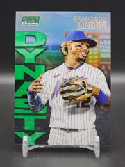 Francisco Lindor [Green] Baseball Cards 2022 Stadium Club Chrome Dynasty and Destiny Prices