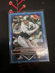 Nolan Jones [Blue] #30 Baseball Cards 2023 Topps Flagship Collection Prices