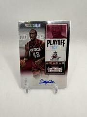Pascal Siakam [White Jersey Autograph Playoff Ticket] #143 Basketball Cards 2016 Panini Contenders Draft Picks Prices
