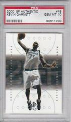 Kevin Garnett #48 Basketball Cards 2000 SP Authentic Prices