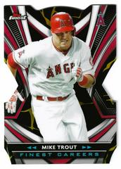 Mike Trout [Gold Refractor] Baseball Cards 2021 Topps Finest Career Die Cut Prices