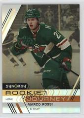 Marco Rossi [Gold] #RJ-4 Hockey Cards 2022 Upper Deck Synergy Rookie Journey Home Prices